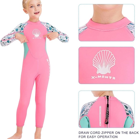 Swim Dive Sail Kids 25mm Wetsuit Long Sleeve One Piece Uv Protection